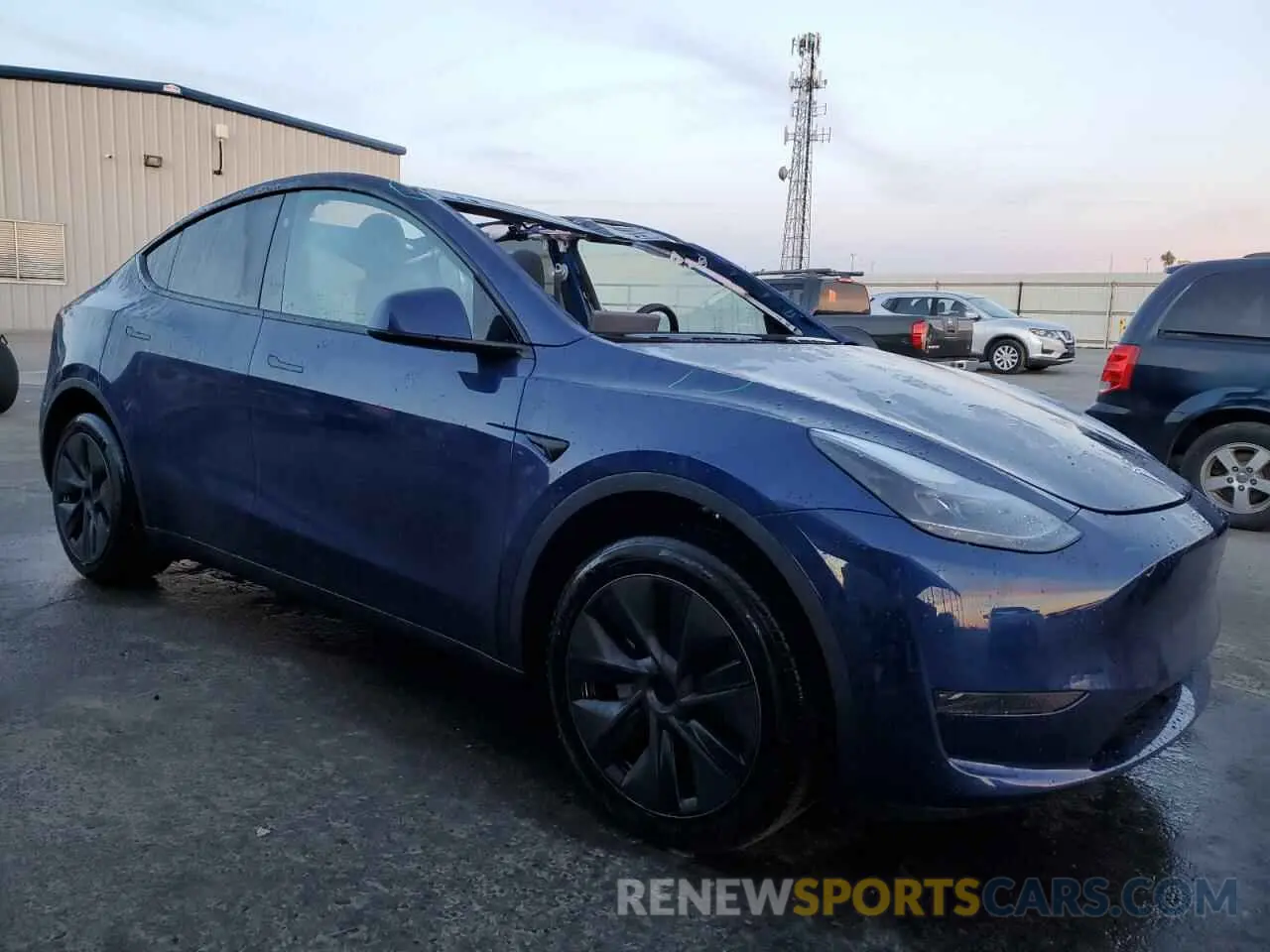 4 fotografías del automóvil dañado 7SAYGDEDXSF232808 TESLA MODEL Y 2025