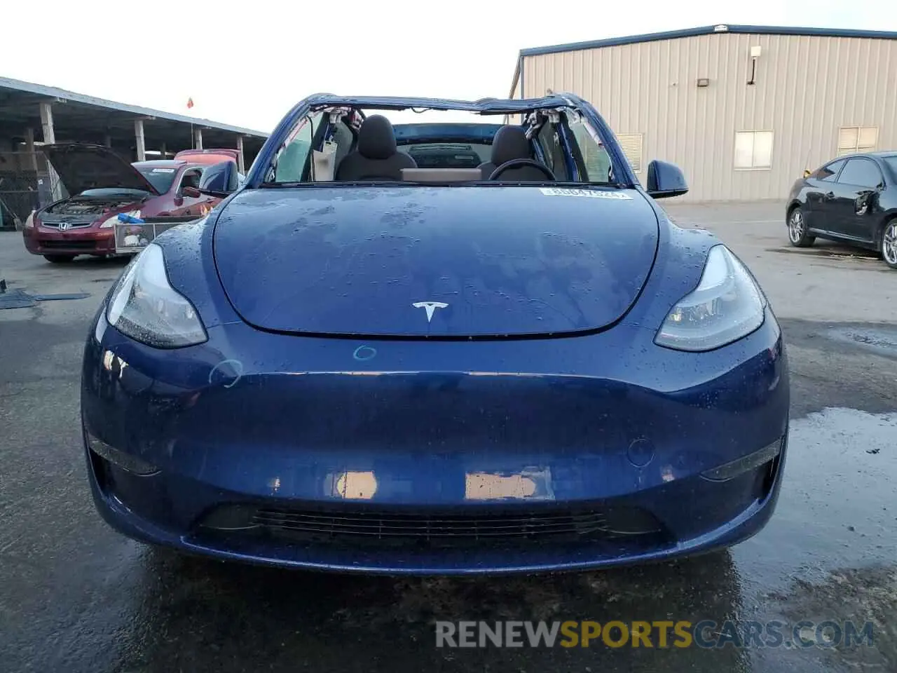 5 fotografías del automóvil dañado 7SAYGDEDXSF232808 TESLA MODEL Y 2025
