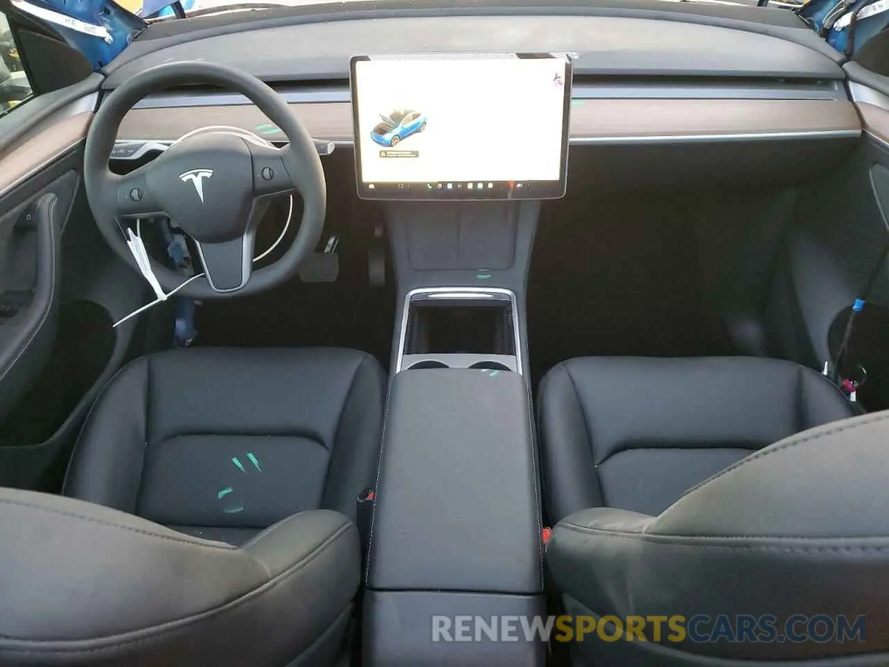 8 fotografías del automóvil dañado 7SAYGDEDXSF232808 TESLA MODEL Y 2025
