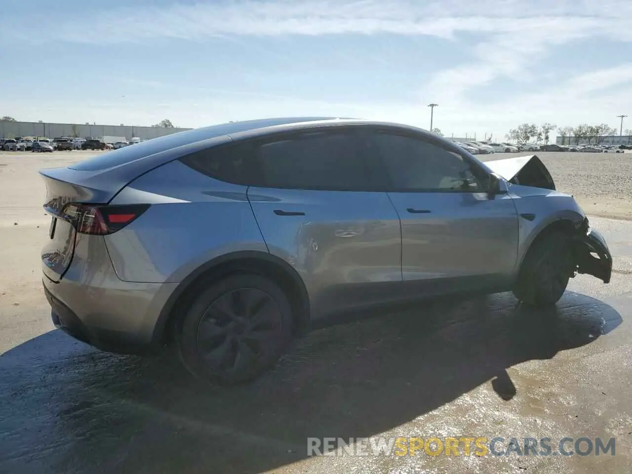 3 fotografías del automóvil dañado 7SAYGDEE0SA350114 TESLA MODEL Y 2025