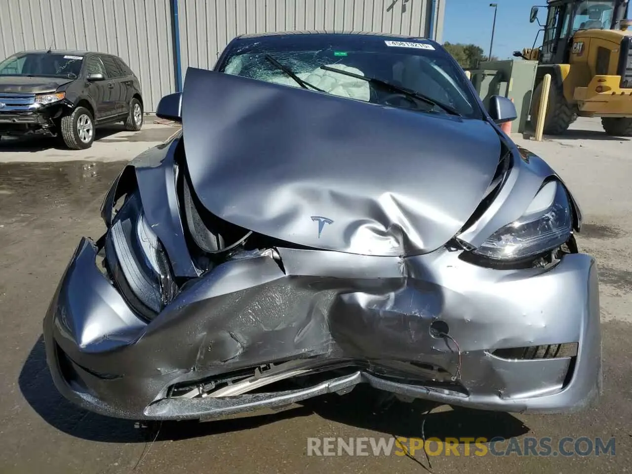 5 fotografías del automóvil dañado 7SAYGDEE0SA350114 TESLA MODEL Y 2025