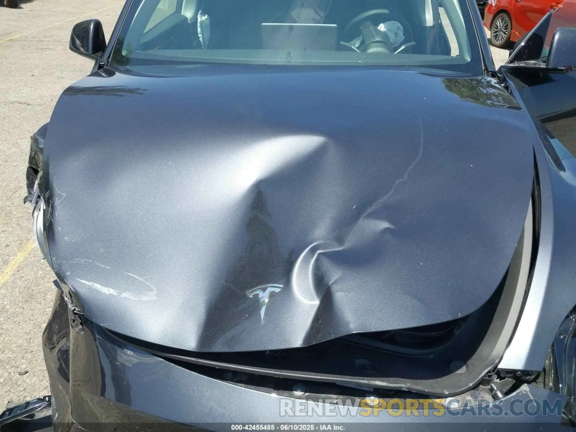 10 fotografías del automóvil dañado 7SAYGDEE1SF283932 TESLA MODEL Y 2025