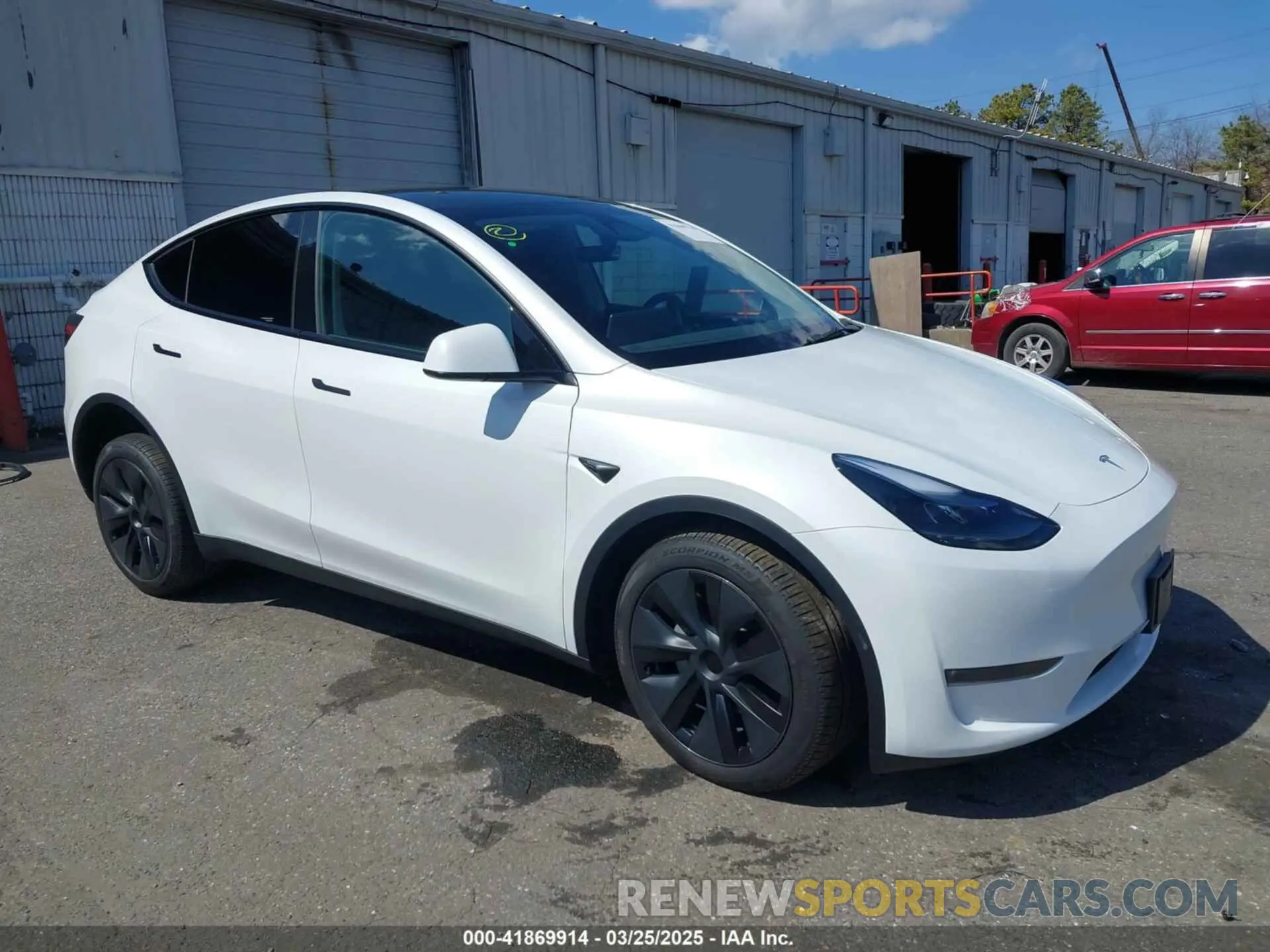 1 fotografías del automóvil dañado 7SAYGDEE2SA354505 TESLA MODEL Y 2025