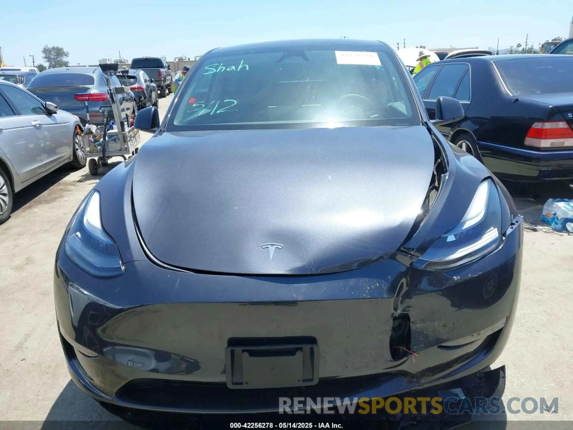 12 fotografías del automóvil dañado 7SAYGDEE2SF300933 TESLA MODEL Y 2025