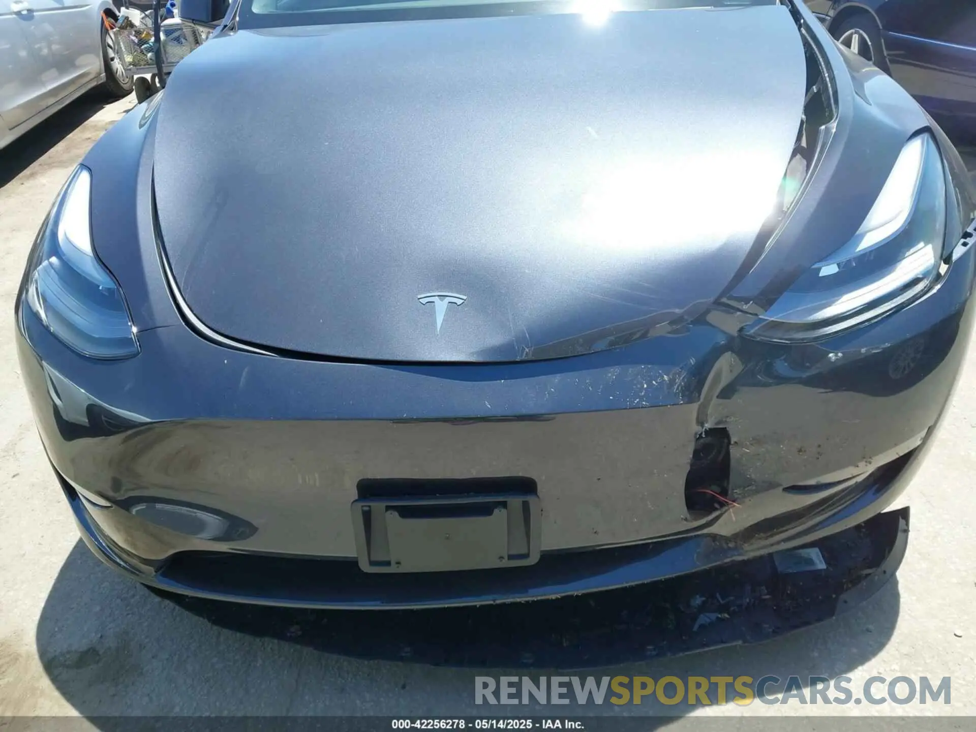 6 fotografías del automóvil dañado 7SAYGDEE2SF300933 TESLA MODEL Y 2025
