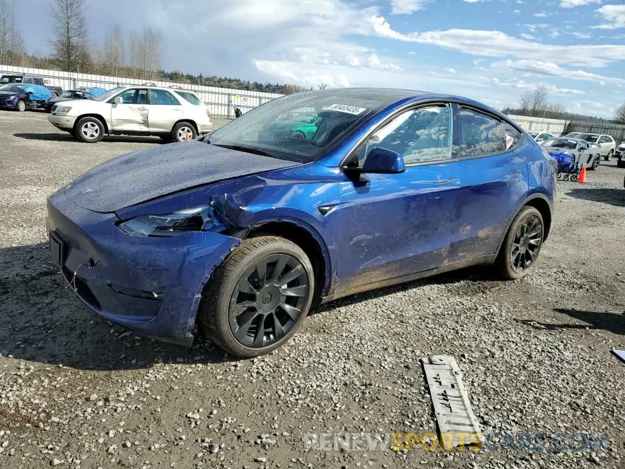 1 fotografías del automóvil dañado 7SAYGDEE5SF249489 TESLA MODEL Y 2025
