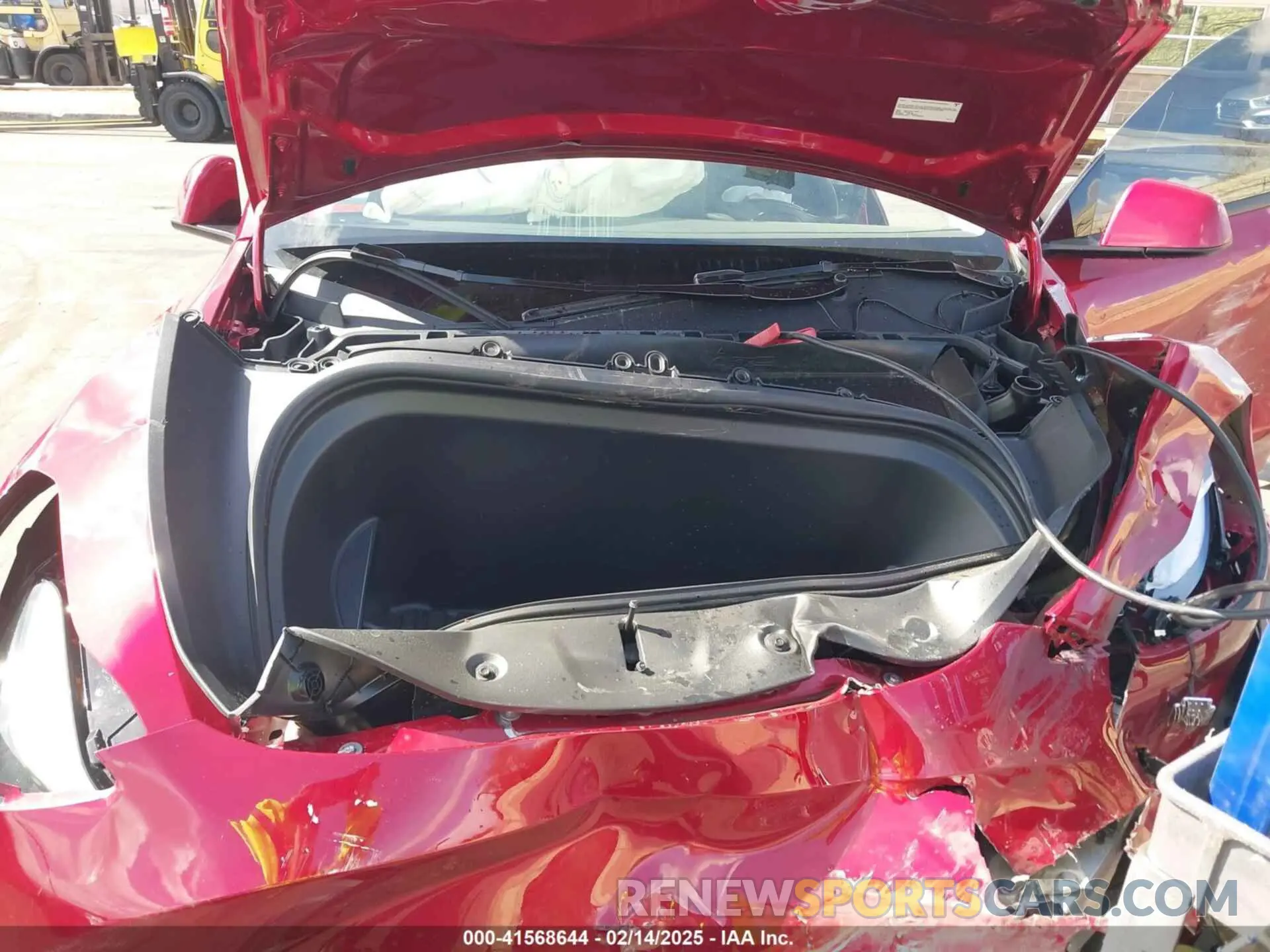 10 fotografías del automóvil dañado 7SAYGDEE5SF283772 TESLA MODEL Y 2025