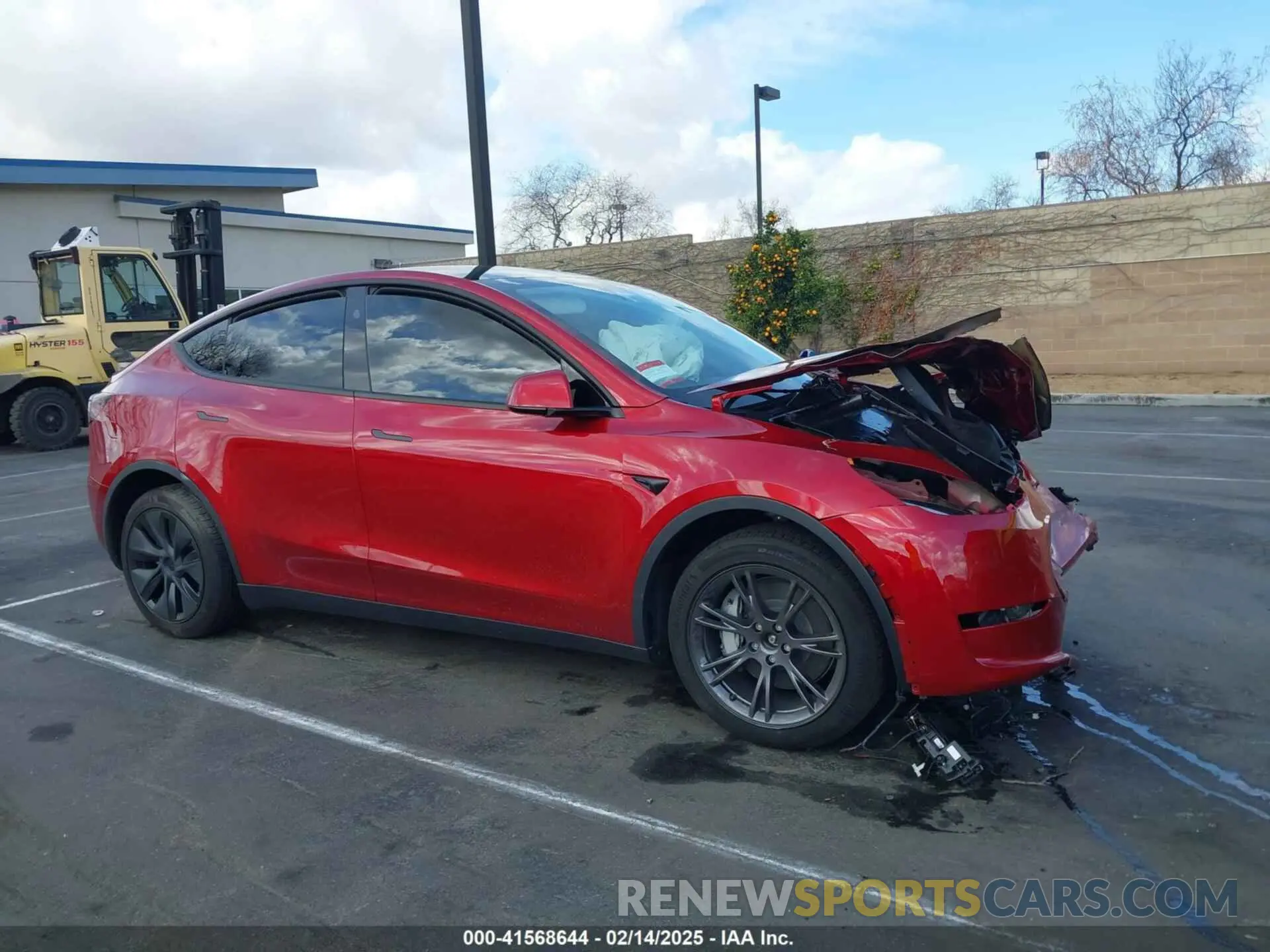 14 fotografías del automóvil dañado 7SAYGDEE5SF283772 TESLA MODEL Y 2025