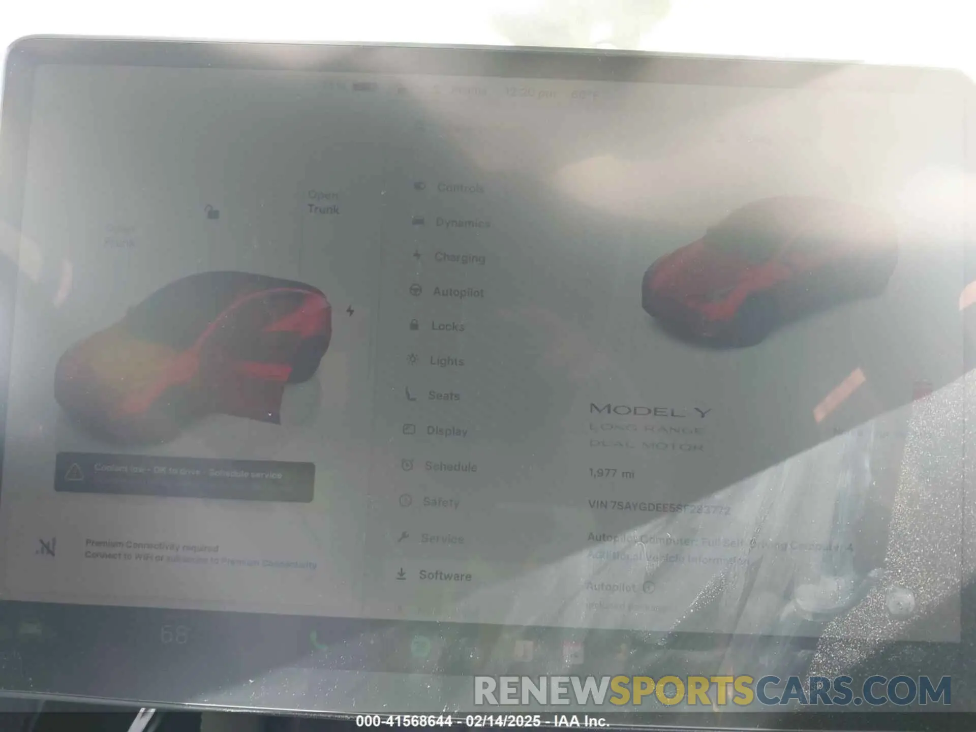 19 fotografías del automóvil dañado 7SAYGDEE5SF283772 TESLA MODEL Y 2025
