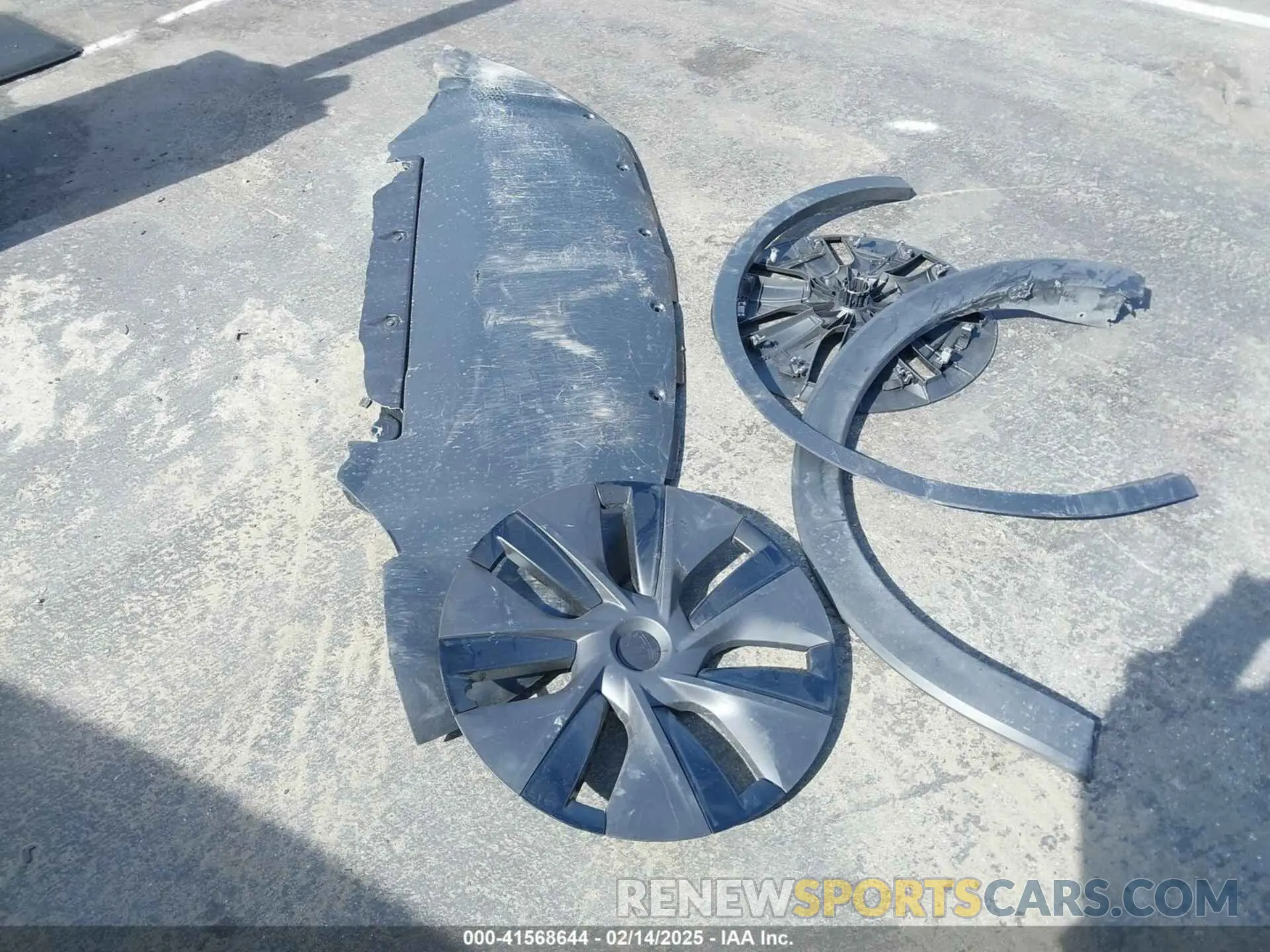 20 fotografías del automóvil dañado 7SAYGDEE5SF283772 TESLA MODEL Y 2025