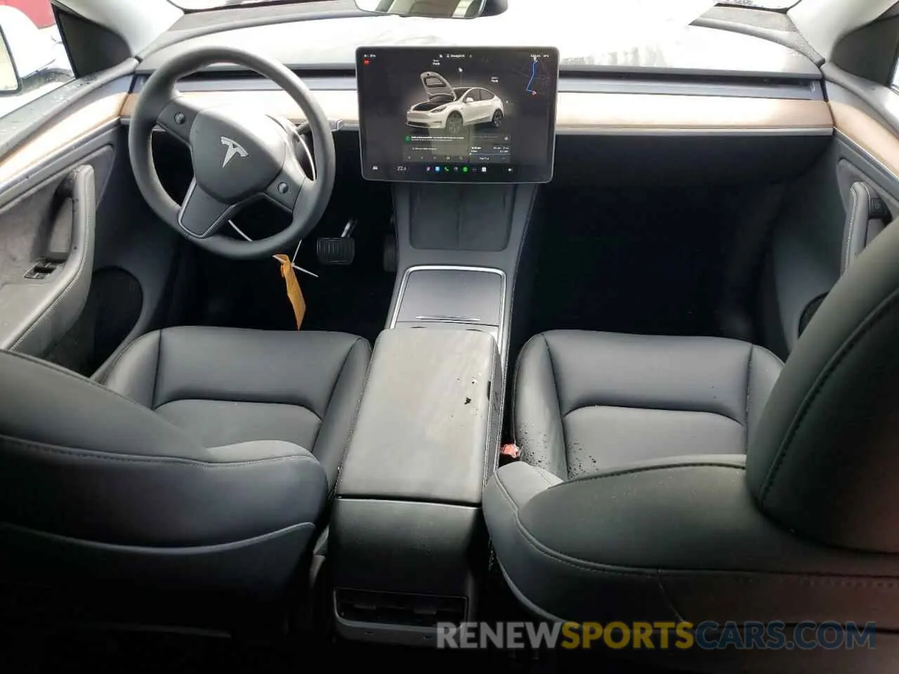 8 fotografías del automóvil dañado 7SAYGDEE6SA340655 TESLA MODEL Y 2025