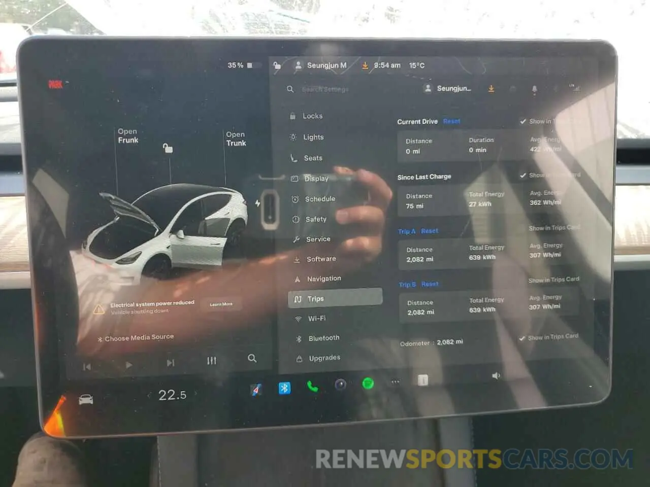 9 fotografías del automóvil dañado 7SAYGDEE6SA340655 TESLA MODEL Y 2025