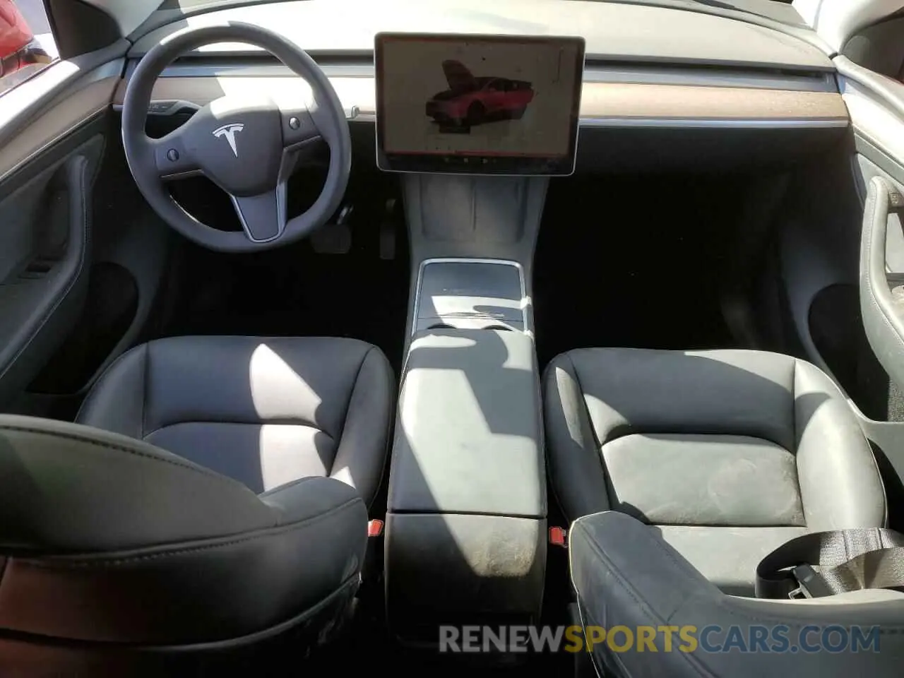 8 fotografías del automóvil dañado 7SAYGDEE7SF286737 TESLA MODEL Y 2025