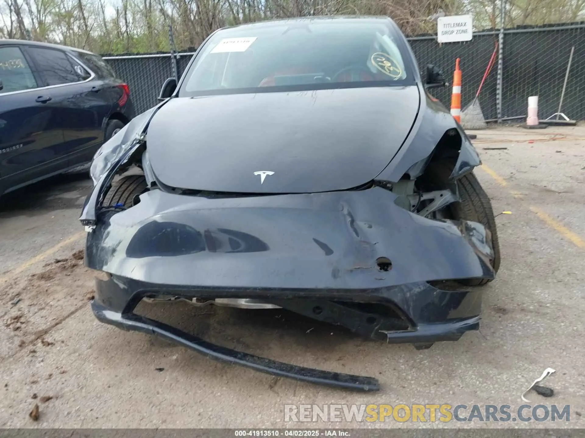 6 fotografías del automóvil dañado 7SAYGDEE7SF287094 TESLA MODEL Y 2025