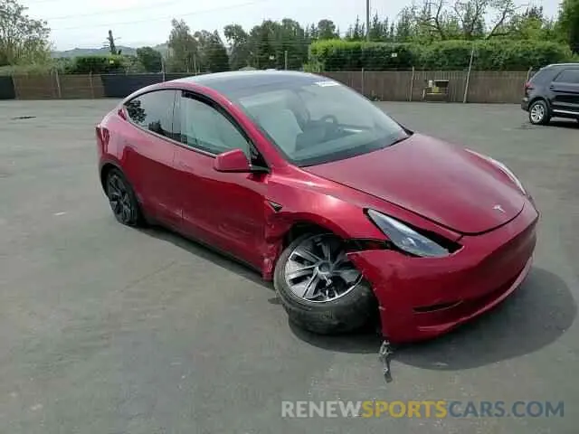12 fotografías del automóvil dañado 7SAYGDEE8SF235120 TESLA MODEL Y 2025