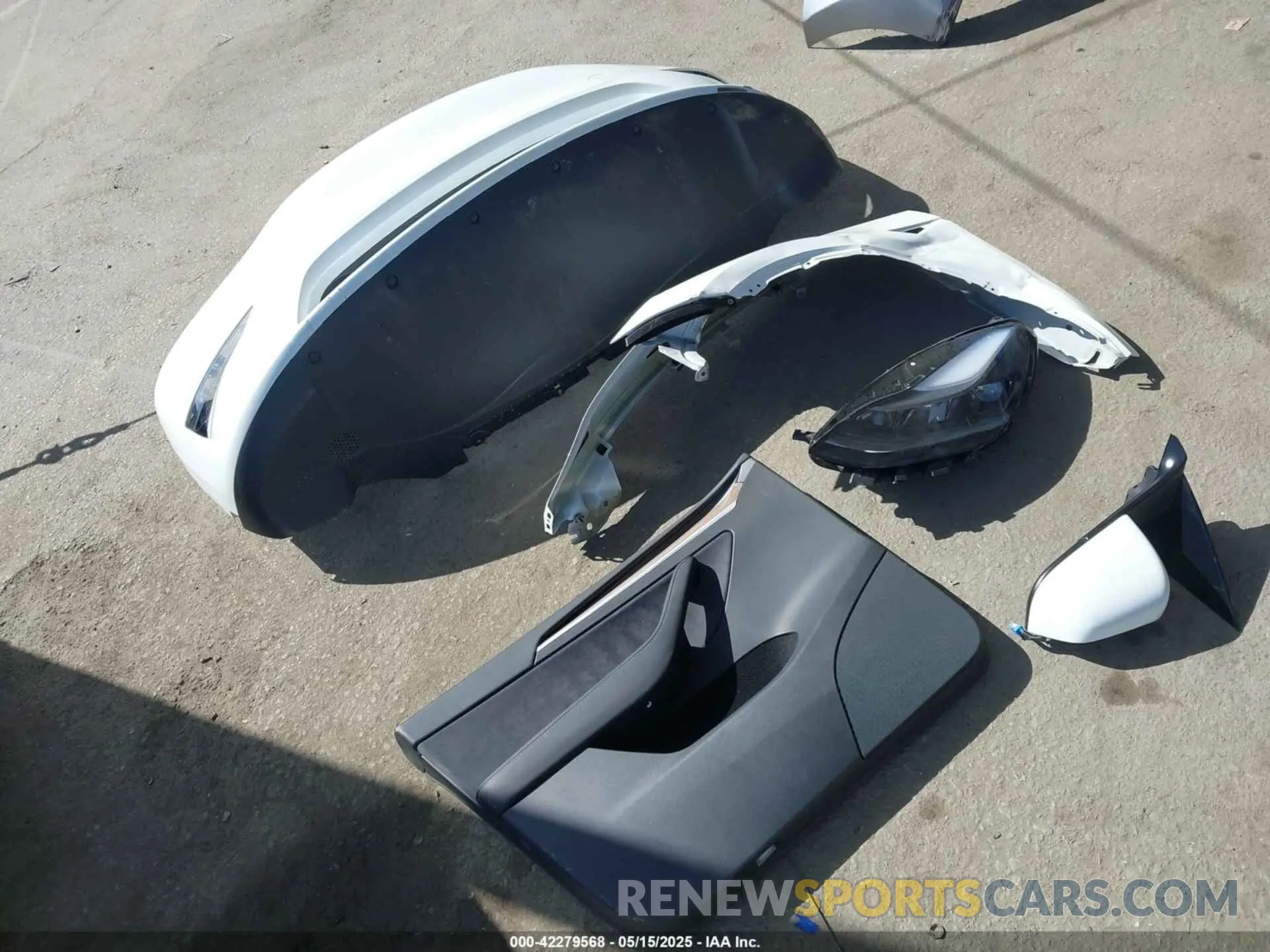 12 fotografías del automóvil dañado 7SAYGDEE8SF256856 TESLA MODEL Y 2025