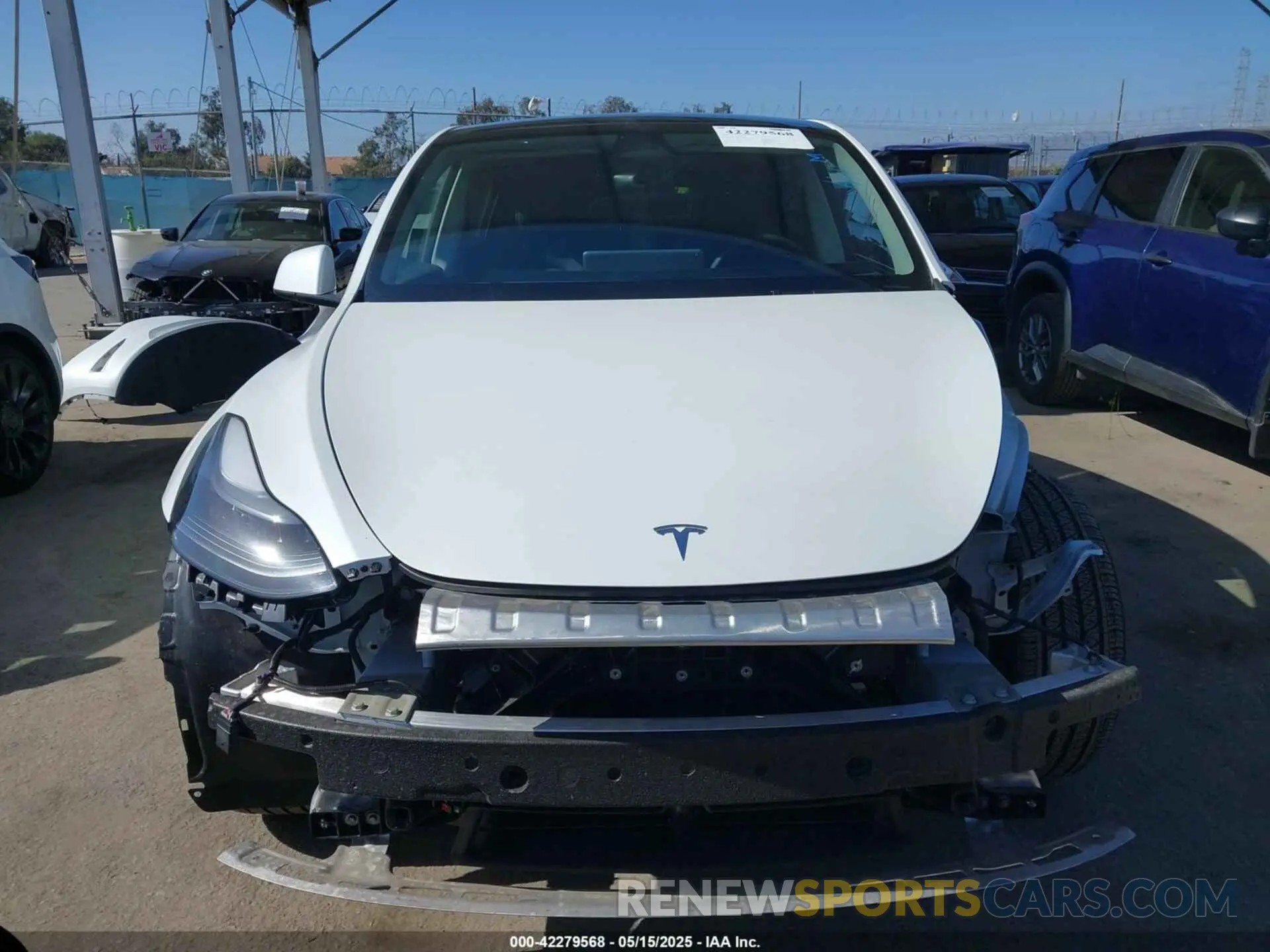 13 fotografías del automóvil dañado 7SAYGDEE8SF256856 TESLA MODEL Y 2025
