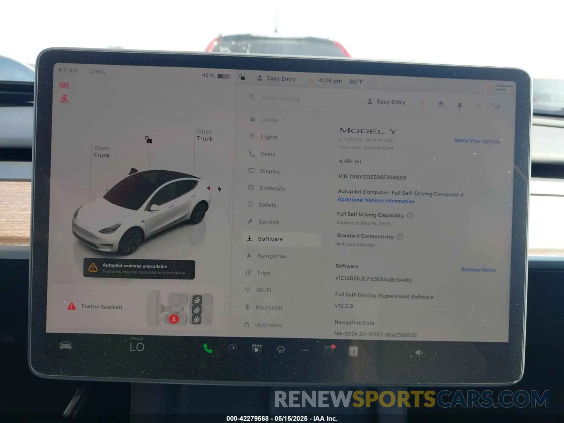 19 fotografías del automóvil dañado 7SAYGDEE8SF256856 TESLA MODEL Y 2025