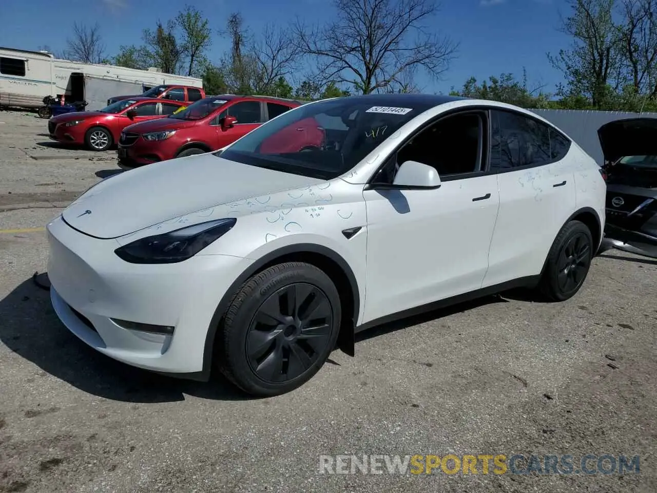 1 fotografías del automóvil dañado 7SAYGDEE9SF224403 TESLA MODEL Y 2025
