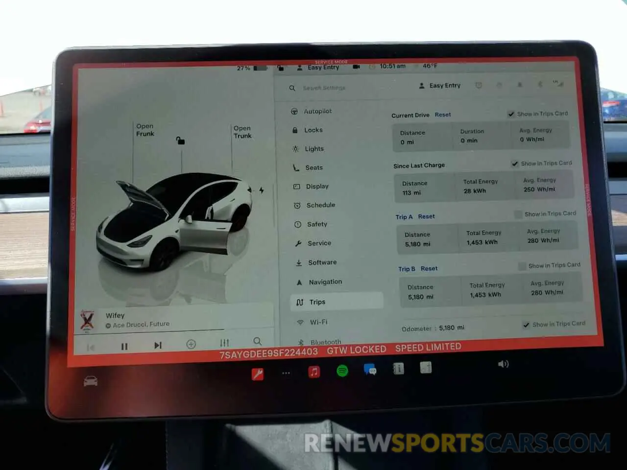 9 fotografías del automóvil dañado 7SAYGDEE9SF224403 TESLA MODEL Y 2025
