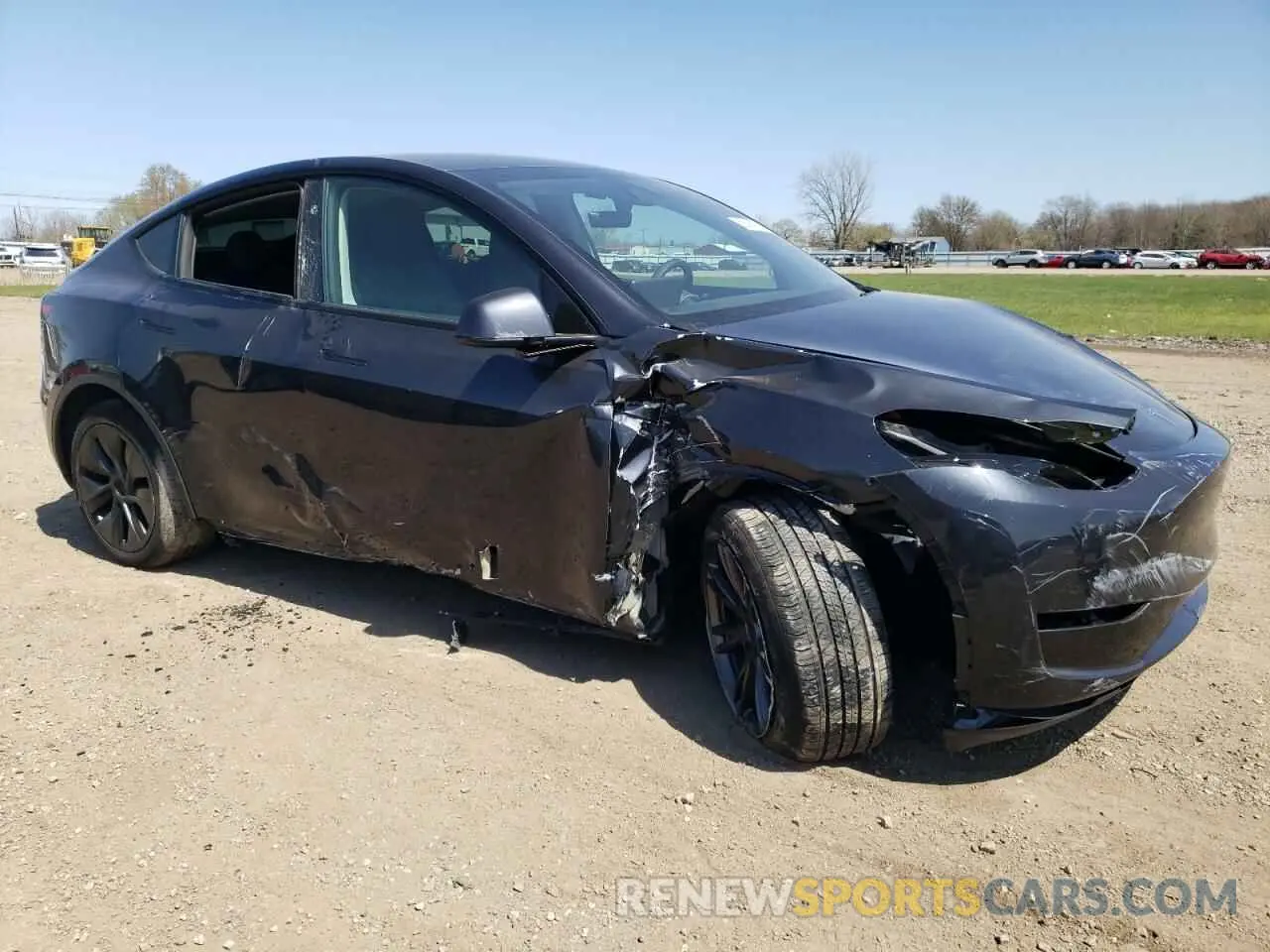 4 fotografías del automóvil dañado 7SAYGDEEXSF221865 TESLA MODEL Y 2025