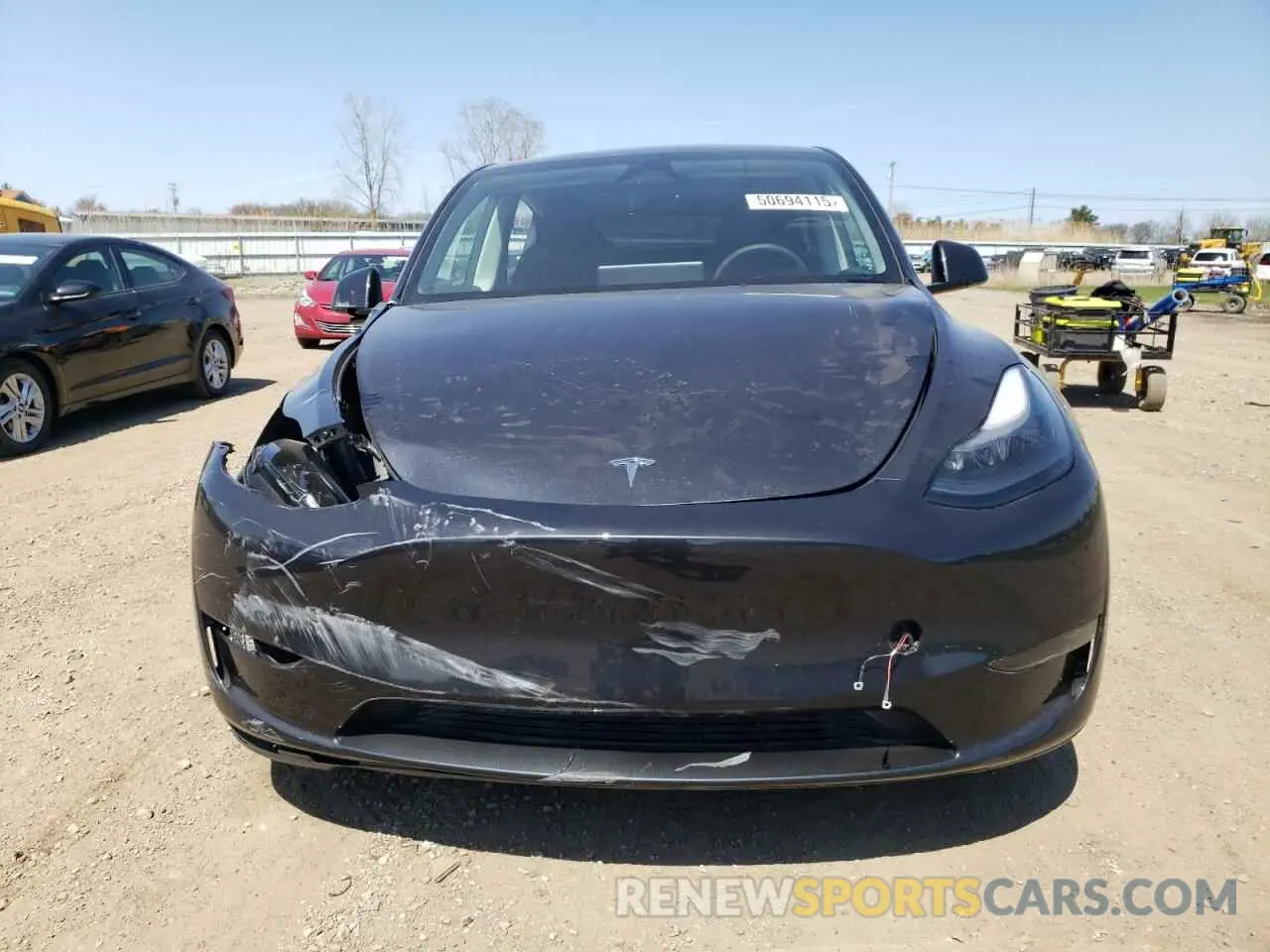 5 fotografías del automóvil dañado 7SAYGDEEXSF221865 TESLA MODEL Y 2025