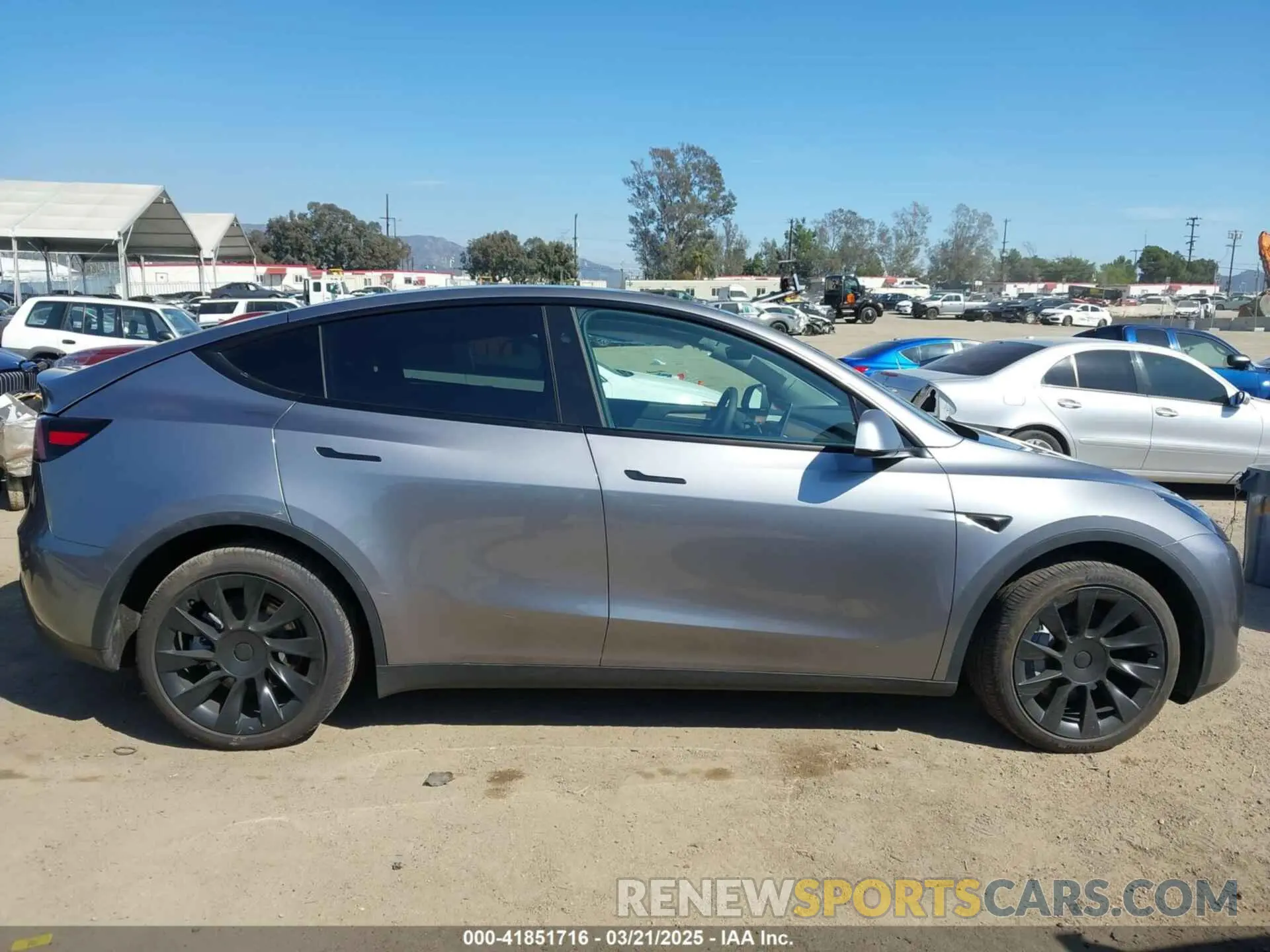 12 fotografías del automóvil dañado 7SAYGDEEXSF240903 TESLA MODEL Y 2025