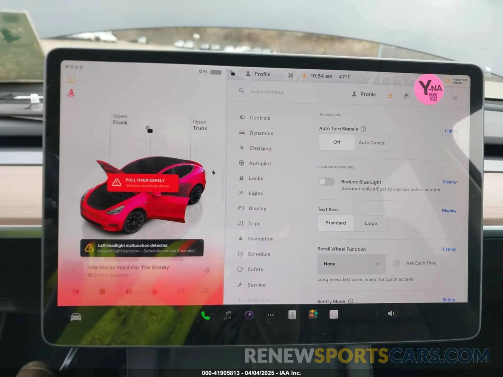 19 fotografías del automóvil dañado 7SAYGDEEXSF266143 TESLA MODEL Y 2025