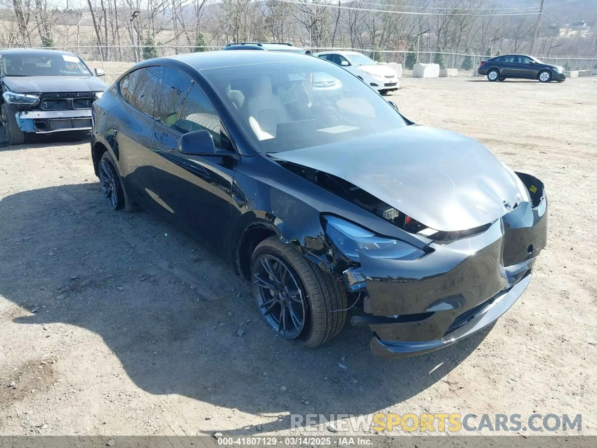 1 fotografías del automóvil dañado 7SAYGDEEXSF267888 TESLA MODEL Y 2025