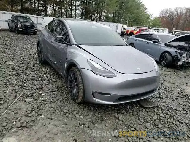 11 fotografías del automóvil dañado 7SAYGDEF1SF304352 TESLA MODEL Y 2025