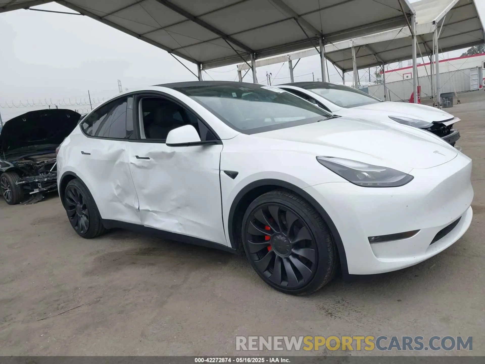 13 fotografías del automóvil dañado 7SAYGDEF3SF245577 TESLA MODEL Y 2025
