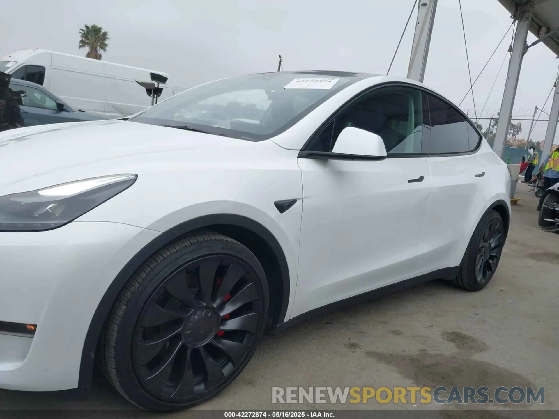 14 fotografías del automóvil dañado 7SAYGDEF3SF245577 TESLA MODEL Y 2025
