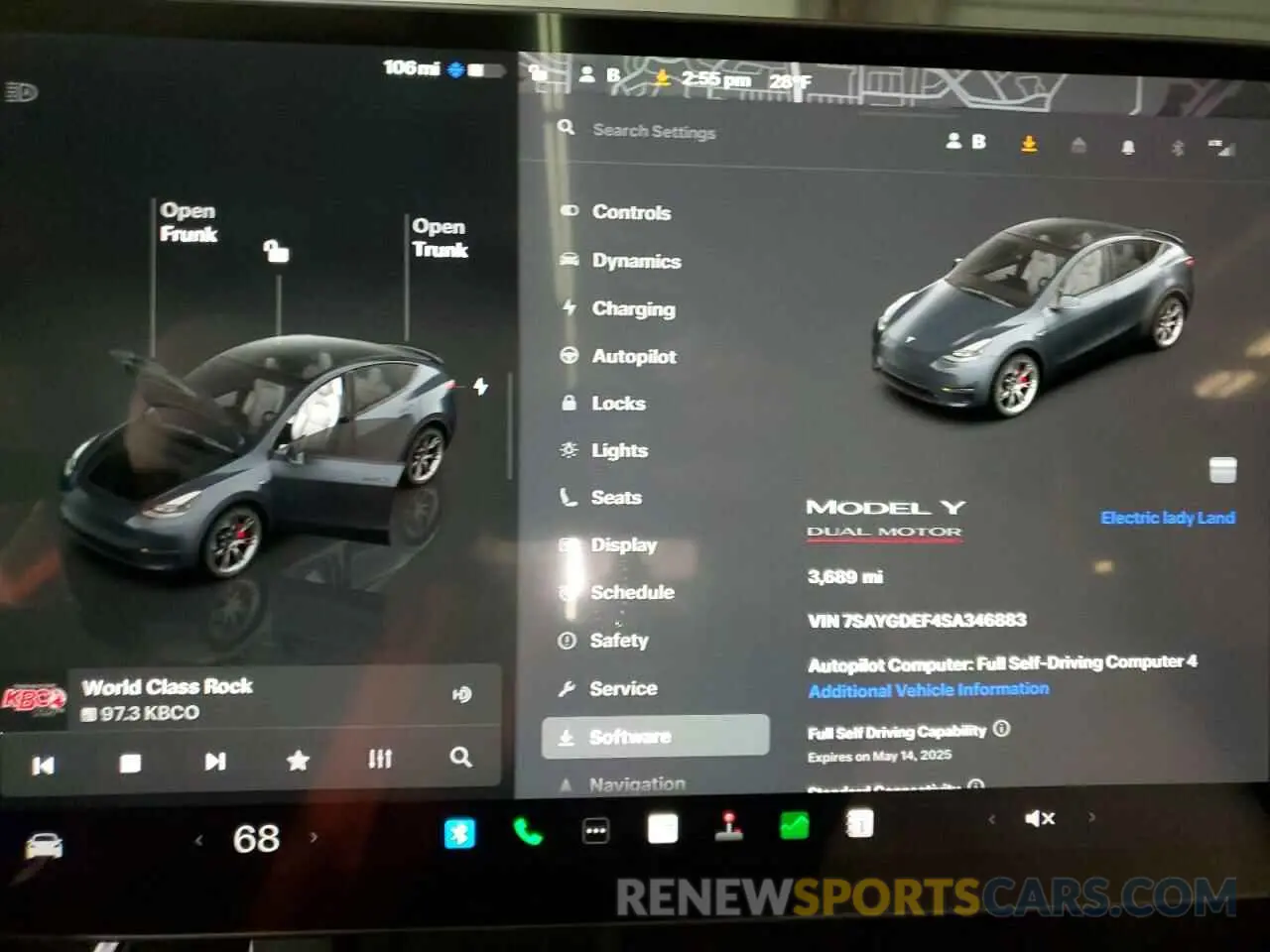 9 fotografías del automóvil dañado 7SAYGDEF4SA346883 TESLA MODEL Y 2025