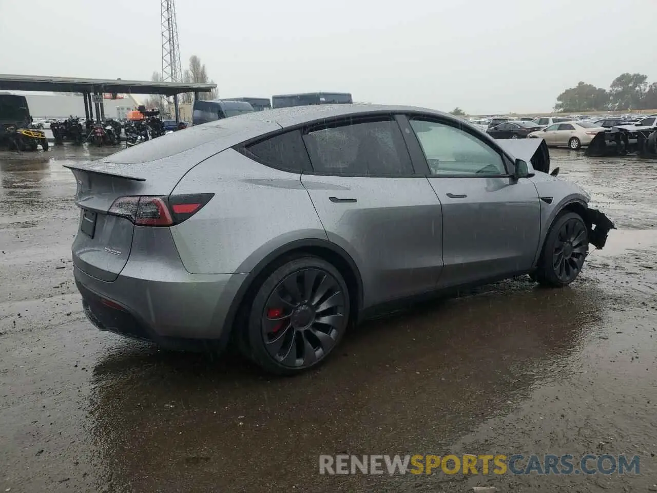 3 fotografías del automóvil dañado 7SAYGDEF8SF264738 TESLA MODEL Y 2025