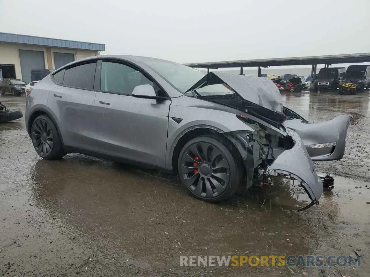 4 fotografías del automóvil dañado 7SAYGDEF8SF264738 TESLA MODEL Y 2025