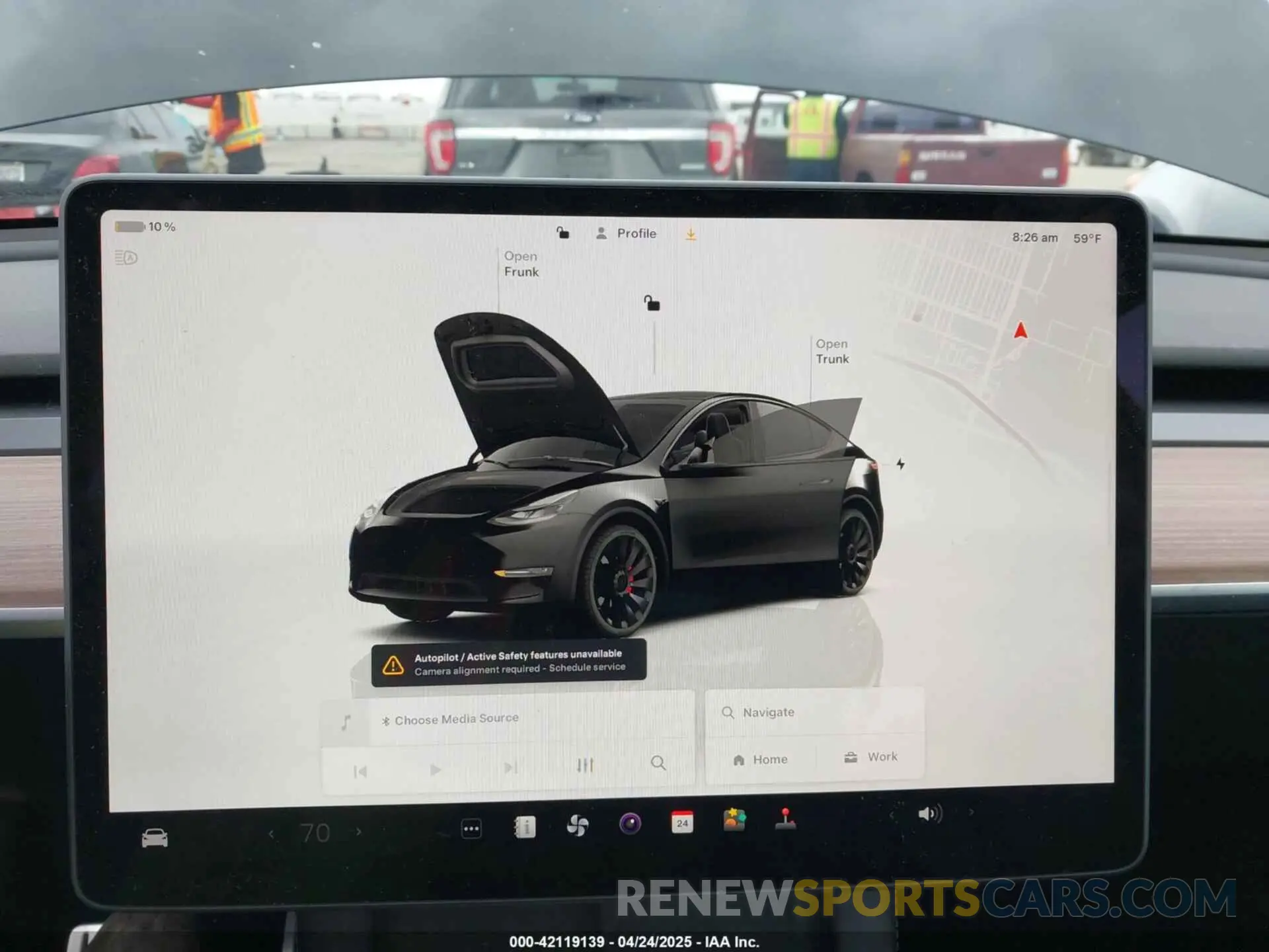 19 fotografías del automóvil dañado 7SAYGDEFXSF231966 TESLA MODEL Y 2025