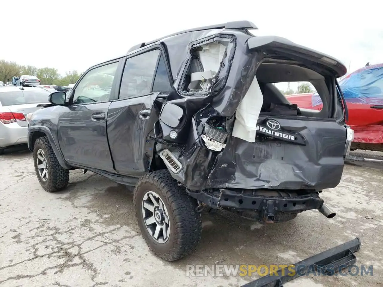 3 fotografías del automóvil dañado JTEBU5JR0K5650181 TOYOTA 4RUNNER 2019