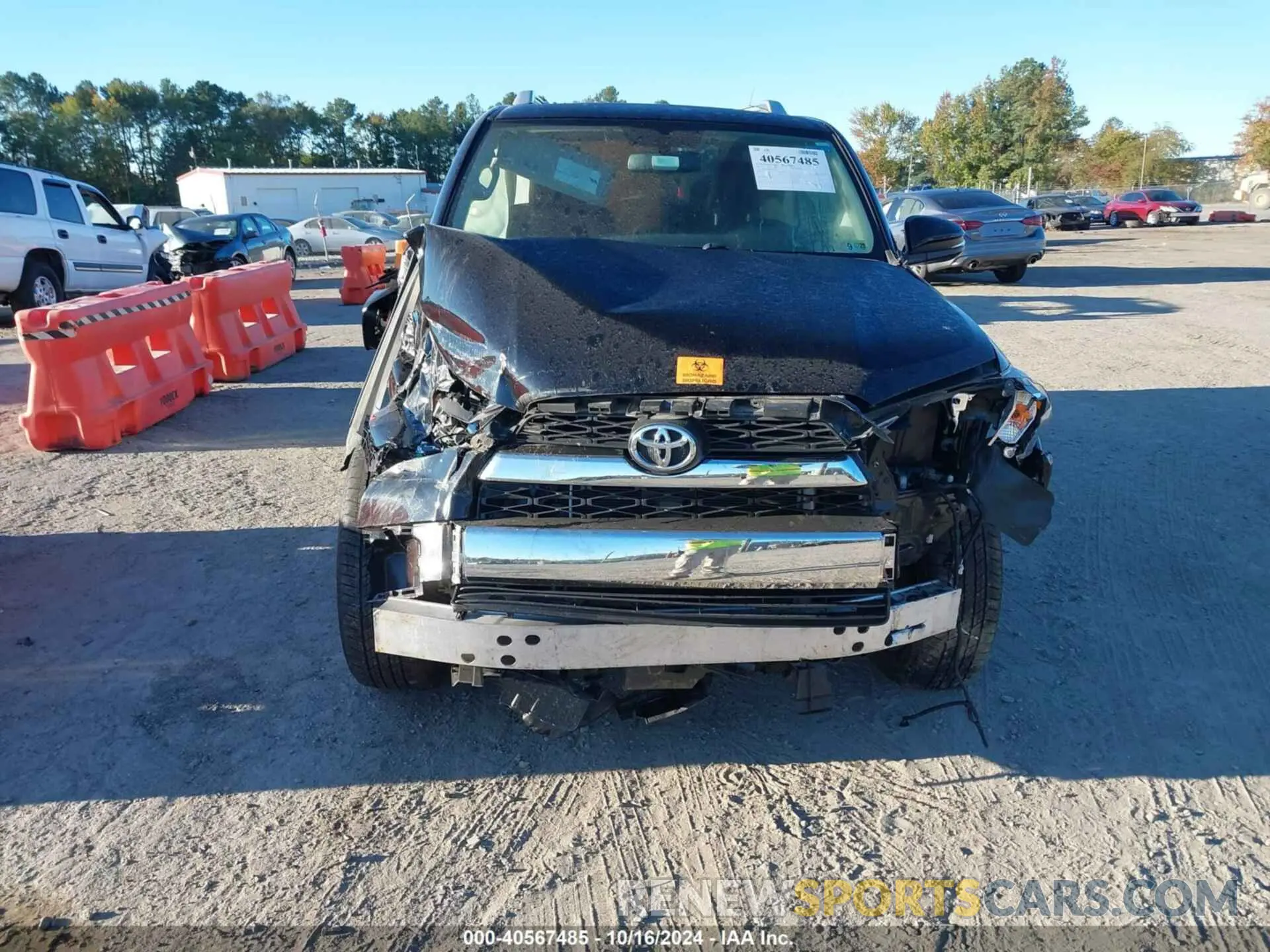 12 fotografías del automóvil dañado JTEBU5JR0K5653470 TOYOTA 4RUNNER 2019