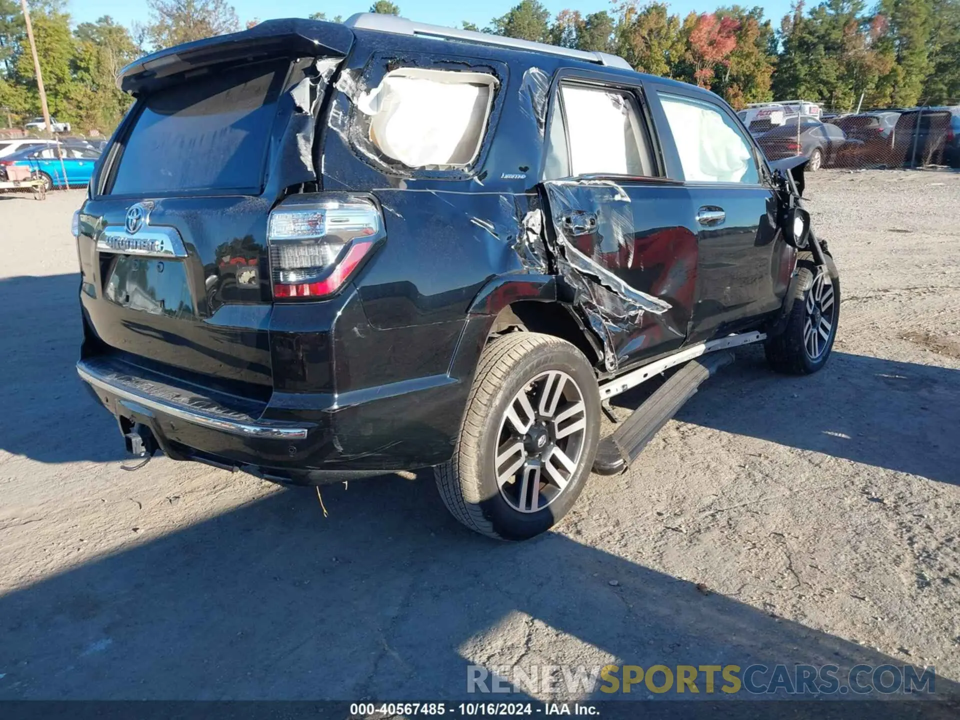 4 fotografías del automóvil dañado JTEBU5JR0K5653470 TOYOTA 4RUNNER 2019
