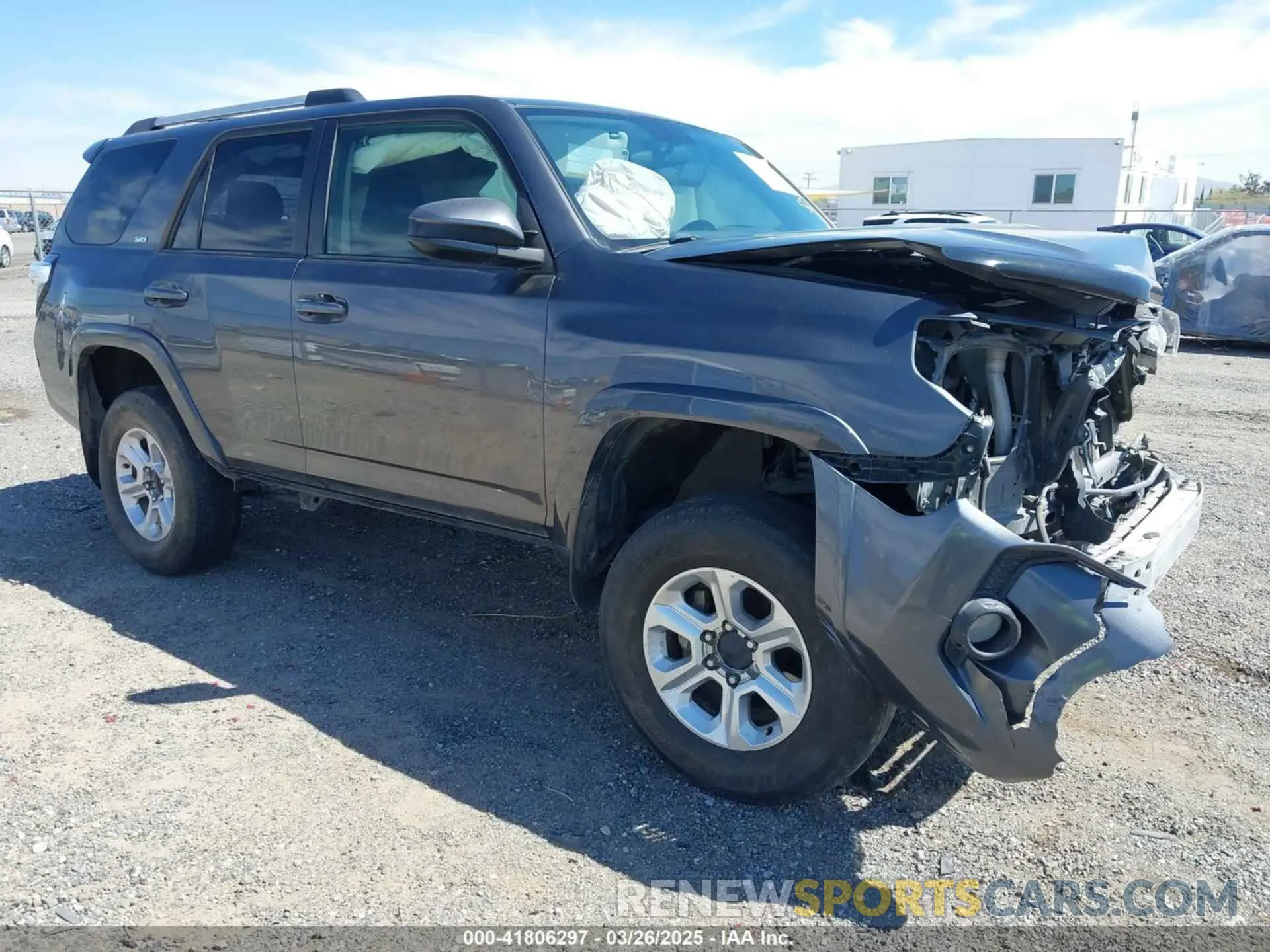 1 fotografías del automóvil dañado JTEBU5JR0K5655526 TOYOTA 4RUNNER 2019