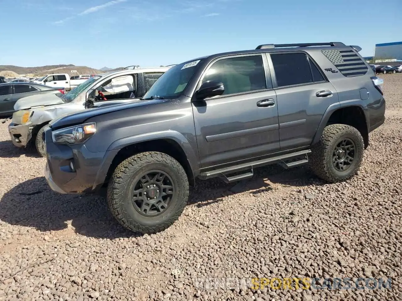 1 fotografías del automóvil dañado JTEBU5JR0K5684279 TOYOTA 4RUNNER 2019