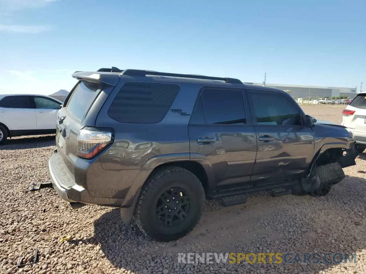 3 fotografías del automóvil dañado JTEBU5JR0K5684279 TOYOTA 4RUNNER 2019