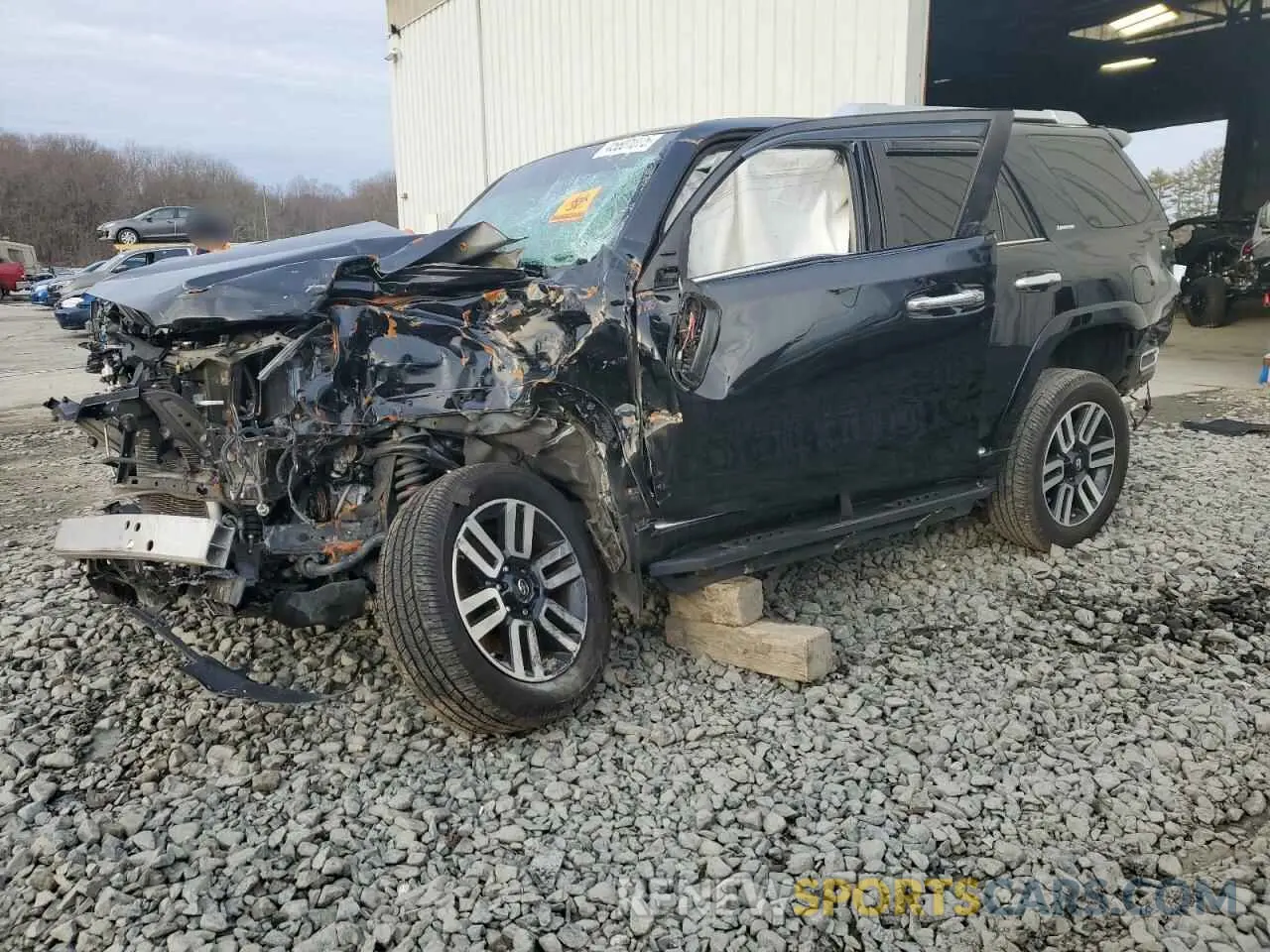 1 fotografías del automóvil dañado JTEBU5JR0K5686341 TOYOTA 4RUNNER 2019