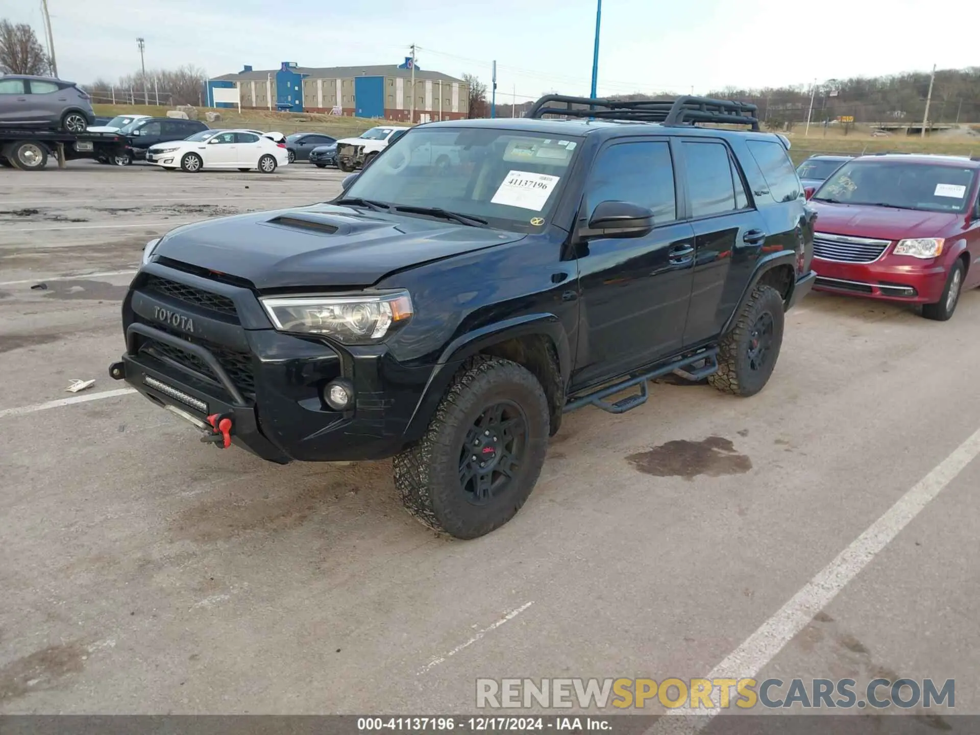 2 fotografías del automóvil dañado JTEBU5JR0K5693581 TOYOTA 4RUNNER 2019