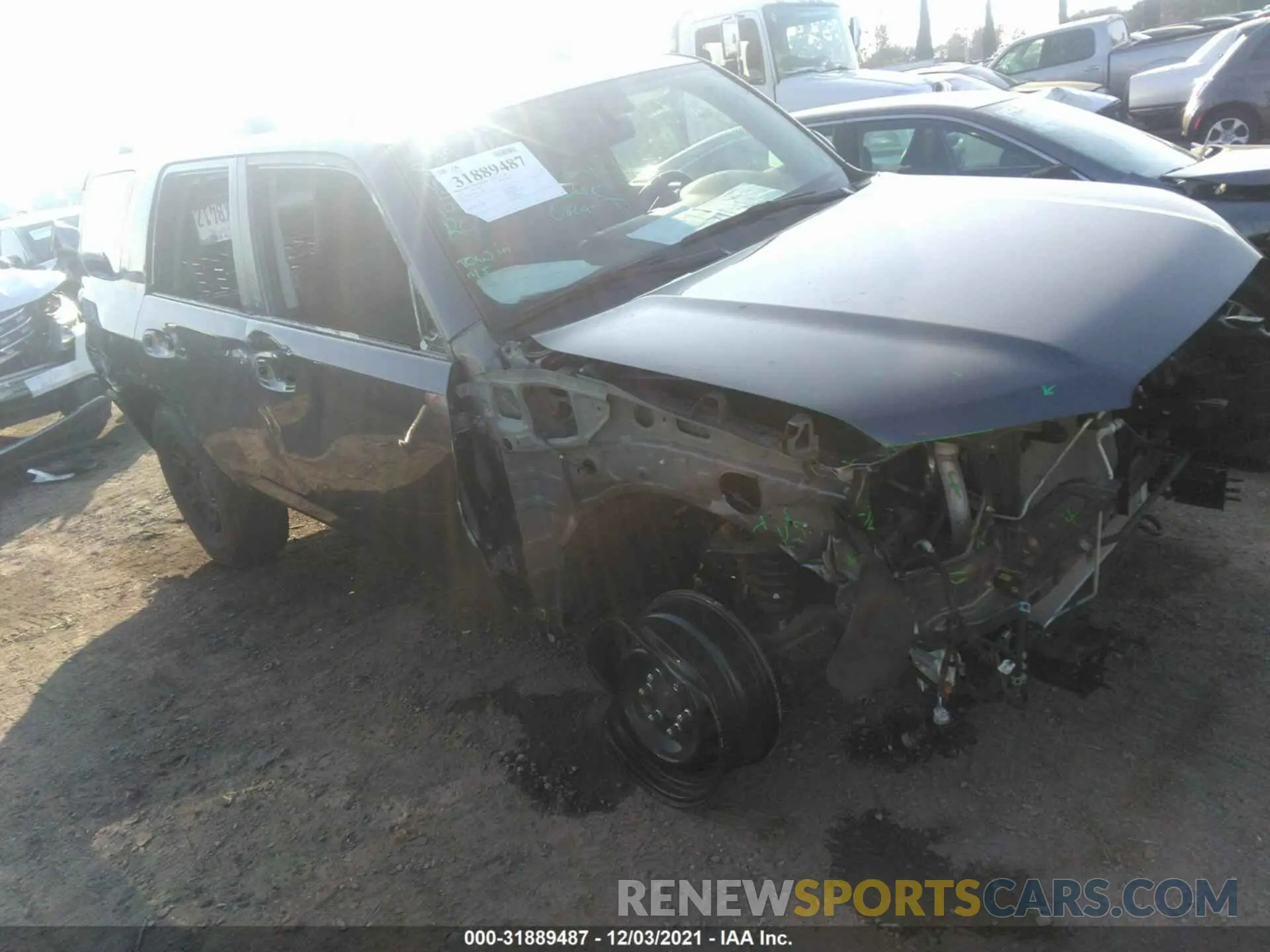 1 fotografías del automóvil dañado JTEBU5JR0K5710668 TOYOTA 4RUNNER 2019