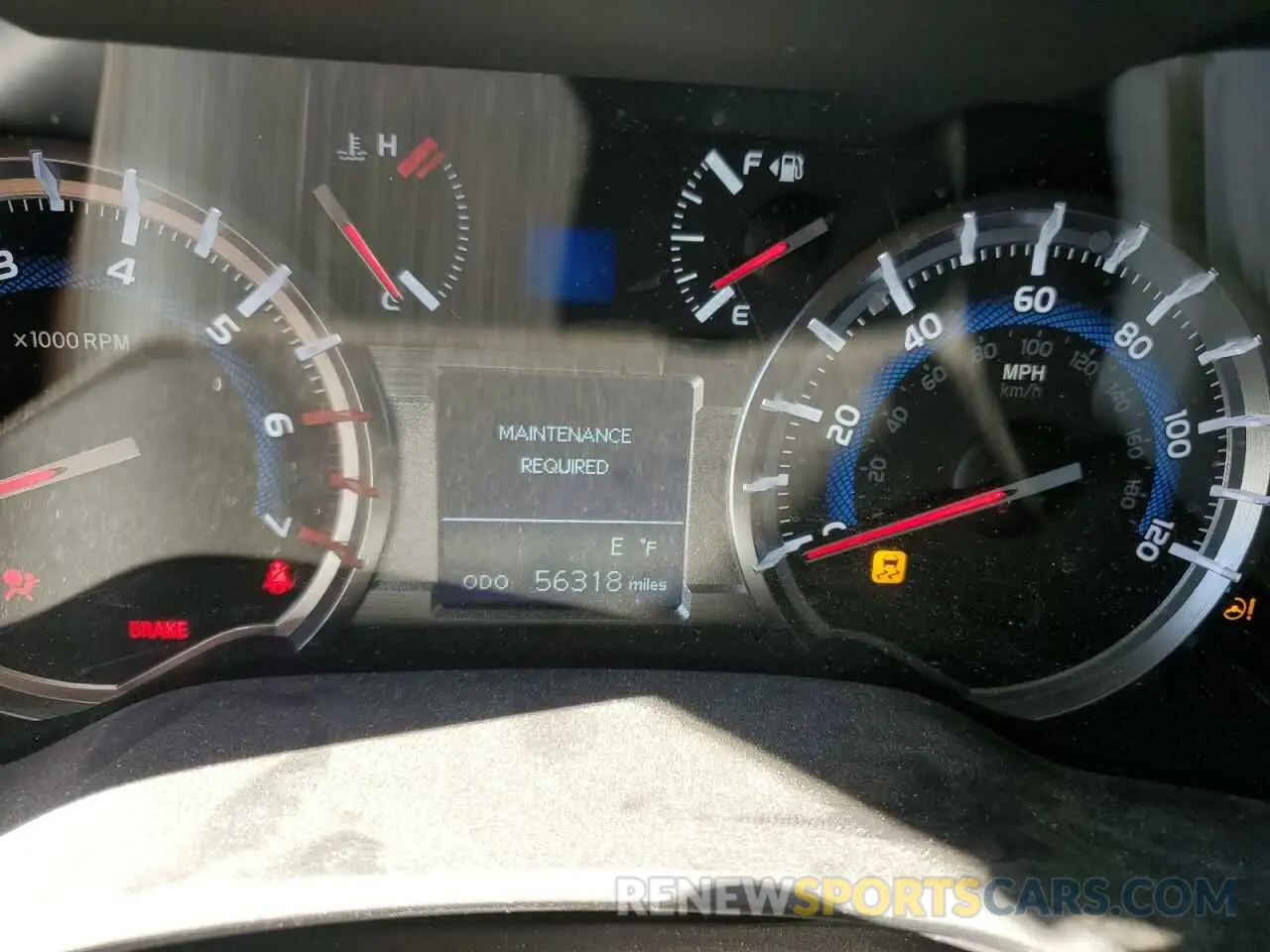 9 fotografías del automóvil dañado JTEBU5JR0K5732413 TOYOTA 4RUNNER 2019