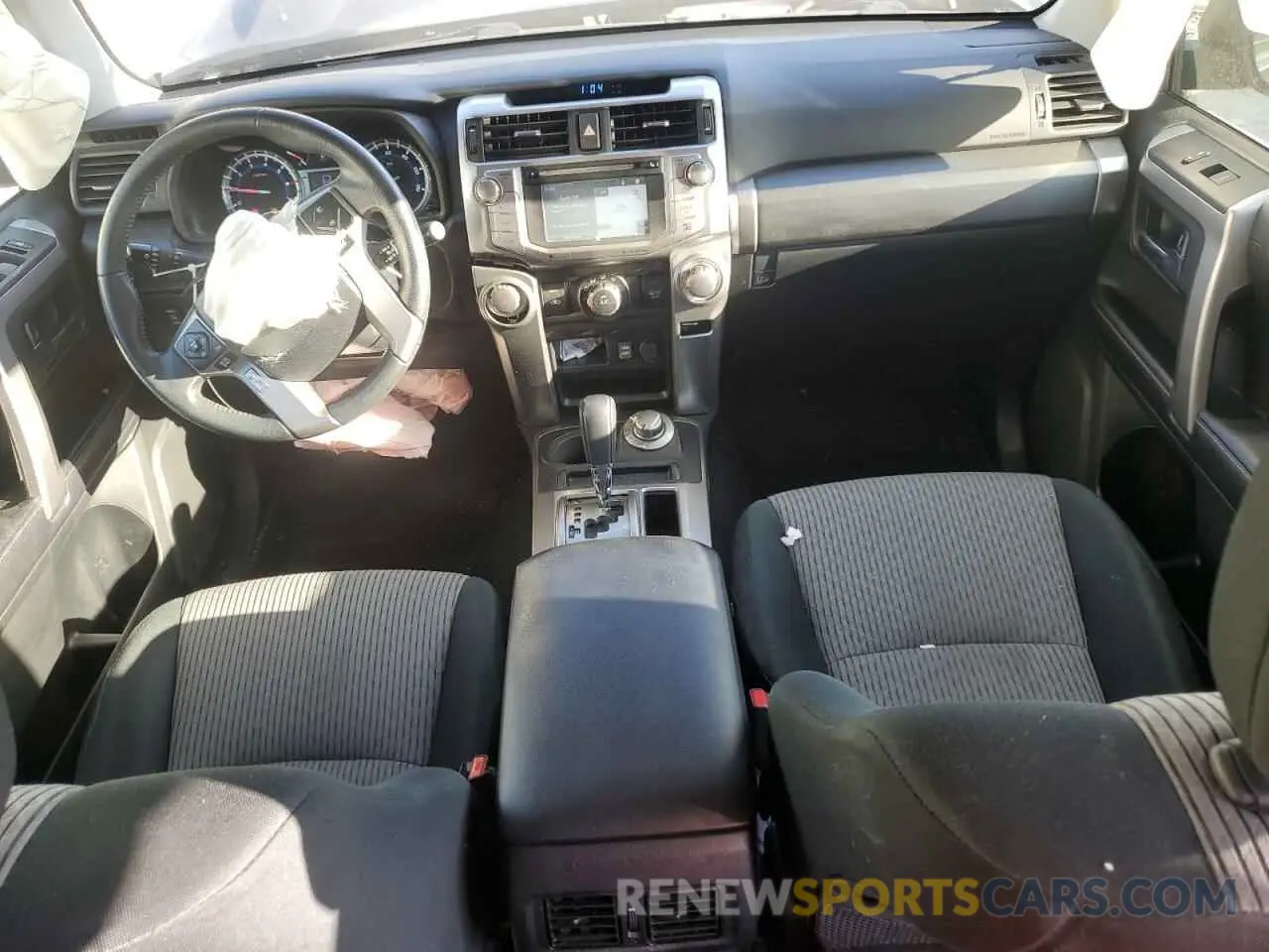 8 fotografías del automóvil dañado JTEBU5JR1K5615178 TOYOTA 4RUNNER 2019