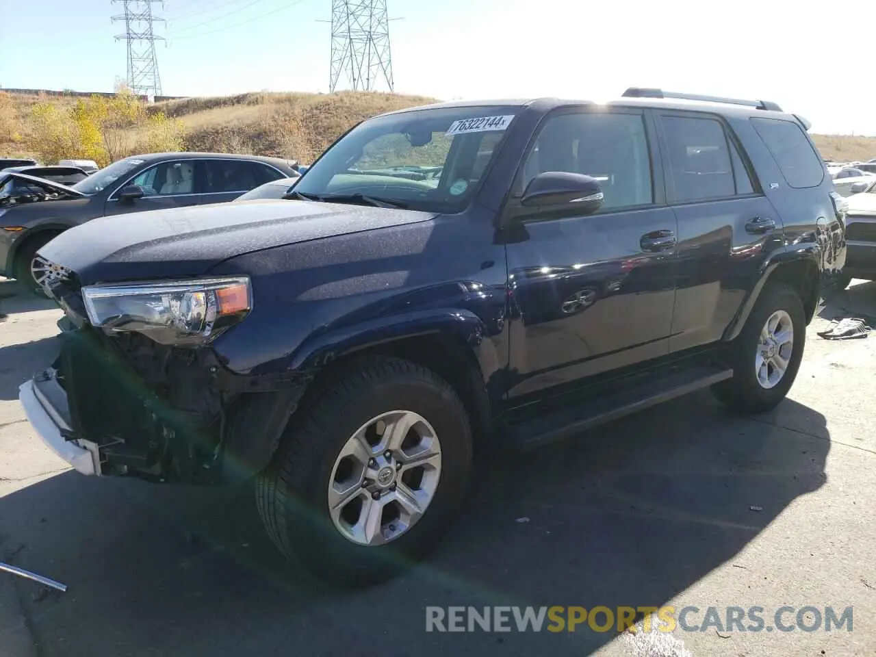 1 fotografías del automóvil dañado JTEBU5JR1K5616458 TOYOTA 4RUNNER 2019