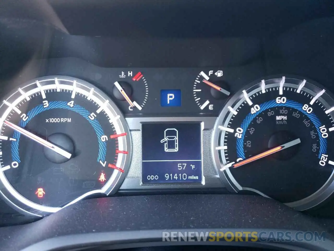 9 fotografías del automóvil dañado JTEBU5JR1K5616458 TOYOTA 4RUNNER 2019