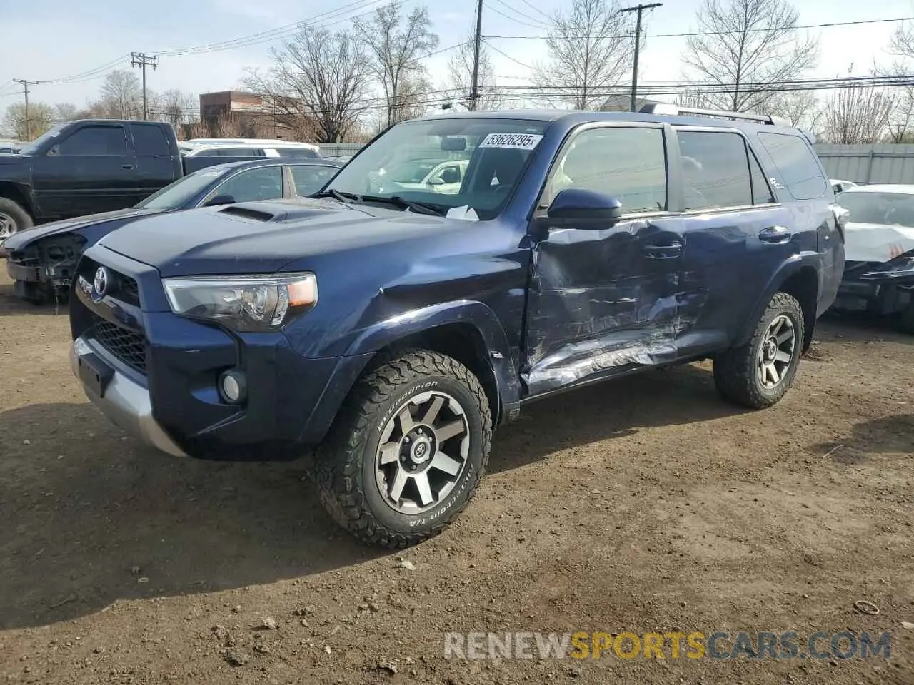 1 fotografías del automóvil dañado JTEBU5JR1K5619652 TOYOTA 4RUNNER 2019